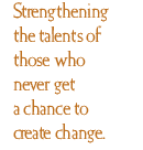 We must become the change we want to see.